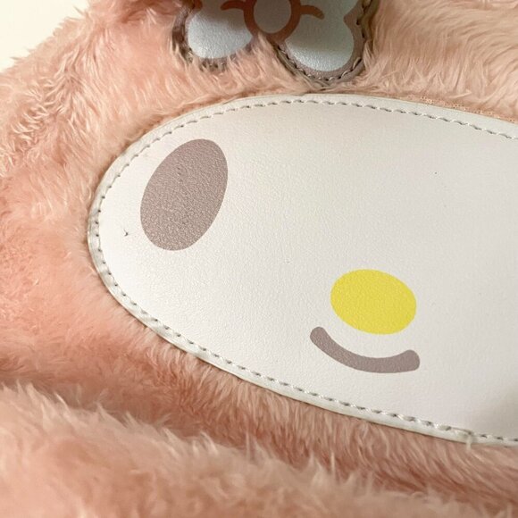 Loungefly Sanrio My Melody Fuzzy Mini Backpack Bag Flaws - Picture 15 of 16